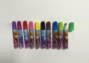 12 colored felt tip water color pen  colorful marker pen  printed water color fineliner marker pen