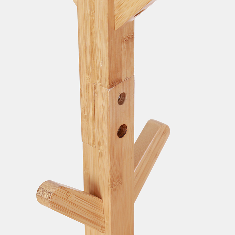 Natural 100% Eco-friendly Tree Shaped Bamboo Stand Hanger for Clothes On Walls BAMBOO