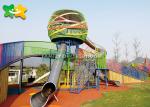 Airplane Outdoor Amusement Park Equipment For 3-14 Years Old Children