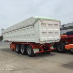 3 Axles Heavy Duty Rear Tipper Dump Truck Semi Trailer 24hour Online Service