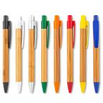 Creative Bamboo Wooden Ball Pen Multiple Colors Eco-friendly Advertising