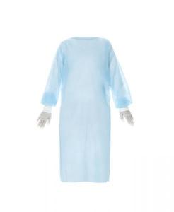 Quality Blue White Green Disposable CPE Apron Plastic Thumb Gowns Cleanroom Laboratorial wholesale