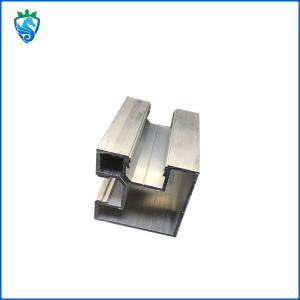 Quality Aluminum Alloy Handrail Profile Stair Glass Slot Handrail Guardrail Processing wholesale