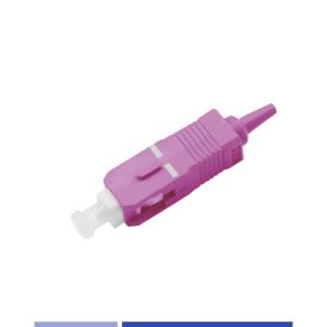 Quality OM4 Multimode Fibre Connectors SC UPC Simplex 0.9mm Low Insertion Loss wholesale