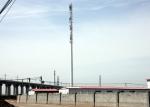 30m Self Supporting Steel Monopole Tower , Signal Transmission Monopole Telecom