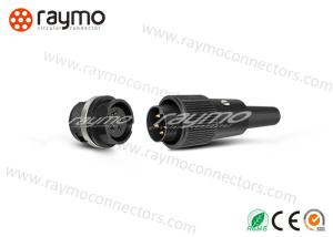 Quality &quot; Nickel Plated Screw Steel Circular Power Connector Touch Proof Plastic Housing&quot; wholesale