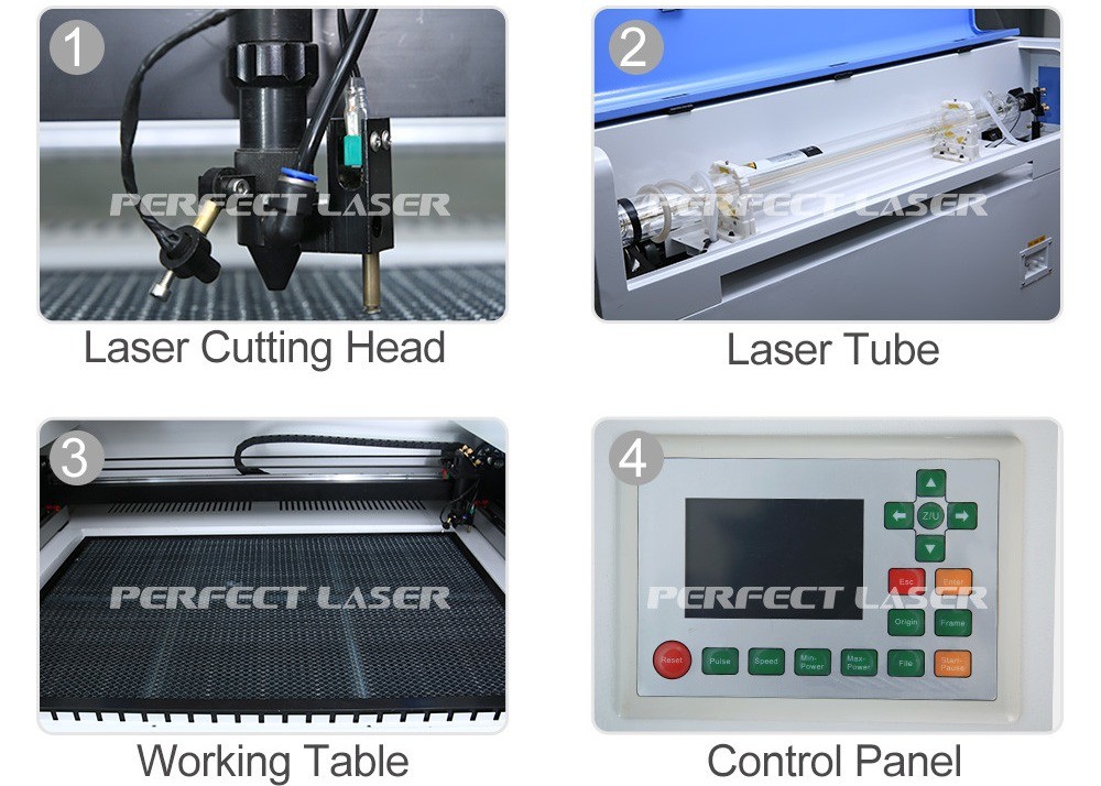 60W Leather Co2 Laser Engraving Machine With Water Cooling System