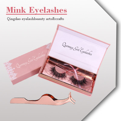Super Soft Real Siberian Natural Mink Lashes With Customized Box