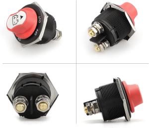 China Car Truck Yacht Battery Isolator Disconnect Selector Rotary Switch Cut Off Kill Main Power Switch Auto Part on sale