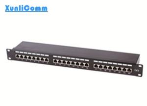 Quality Black Network Rack Patch Panel Stable Physical And Chemical Properties wholesale
