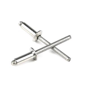 Quality Ss 316 Stainless Steel Countersunk Domed Head Open Type Blind Rivet for Light Steel Housing wholesale