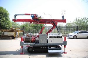 Quality Three Wing 100 Meter Crawler Mounted Anchor Drilling Rig wholesale