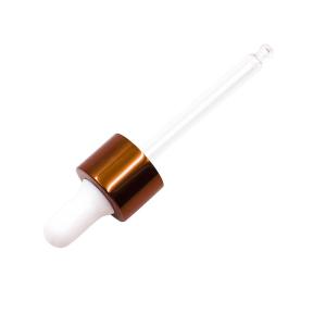 Quality Rose Gold Anodized Head Dropper 18 20 22 24410 Glass Refined Oil wholesale