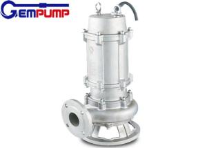 Quality WQP SS304 Submersible Sewage Pump Megathermal Sulfuric Acid Resistant wholesale