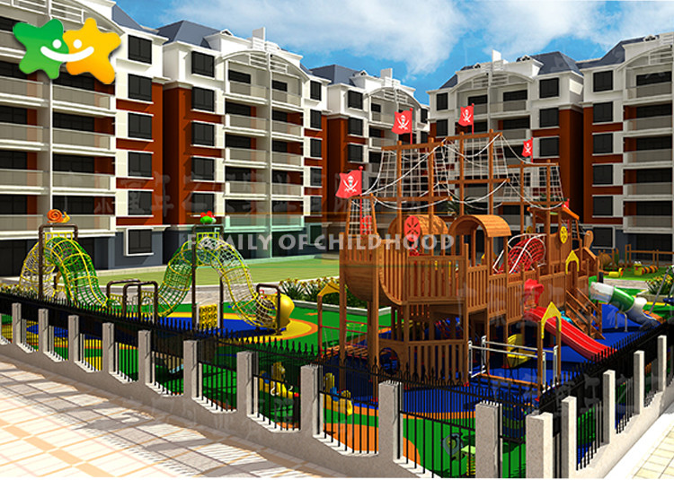 Children'S Kids Outdoor Playground Equipment Cubby House Pro Installation