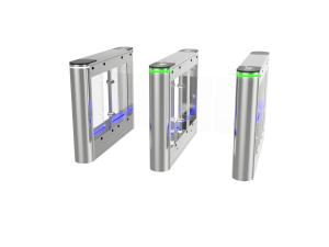 Quality Office Hospital Factory Entrance And Exit Management Swing Barrier Gate wholesale