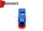 Blue 1 Pin Female Amp Connector Housing 19123 TE Connectivity Unsealed