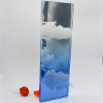 Art Decorative Glass Flat / Curve Customized Landscape Painting On Glass 5mm 6mm