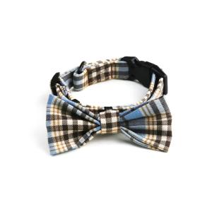 Quality 86CM 3 Inch Soft Handmade Cotton dog collar necklace Cats Puppy Bow Tie Collar wholesale