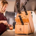 multifunctional knife holder bamboo magnetic knife holder with special design