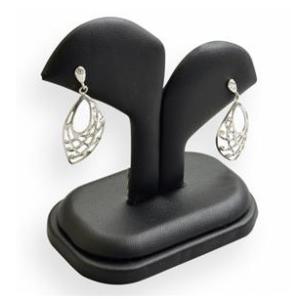 Quality Logo Printed Earring Display Stands , Jewelry Display Holder With Paper Material Inside wholesale