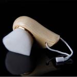 Bamboo Carbon Fiber Hand Face Brush Remove Blackheads For Make Up