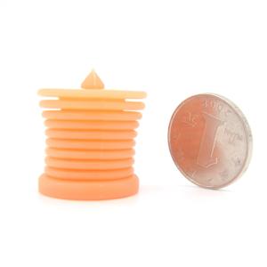Quality Customized Flexible Small Silicone Rubber Corrugated Bellow Hose wholesale