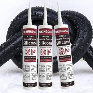 Quality 280Ml Acetic Silicone Sealant Weather Resistance Glass Cement wholesale