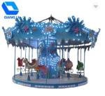 Outdoor Mini Portable Small Merry Go Round Carousel For Kids Carnival Games