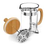 Stainless Steel Frame Portable Coffee Makers High Borosilicate Glass Coffee