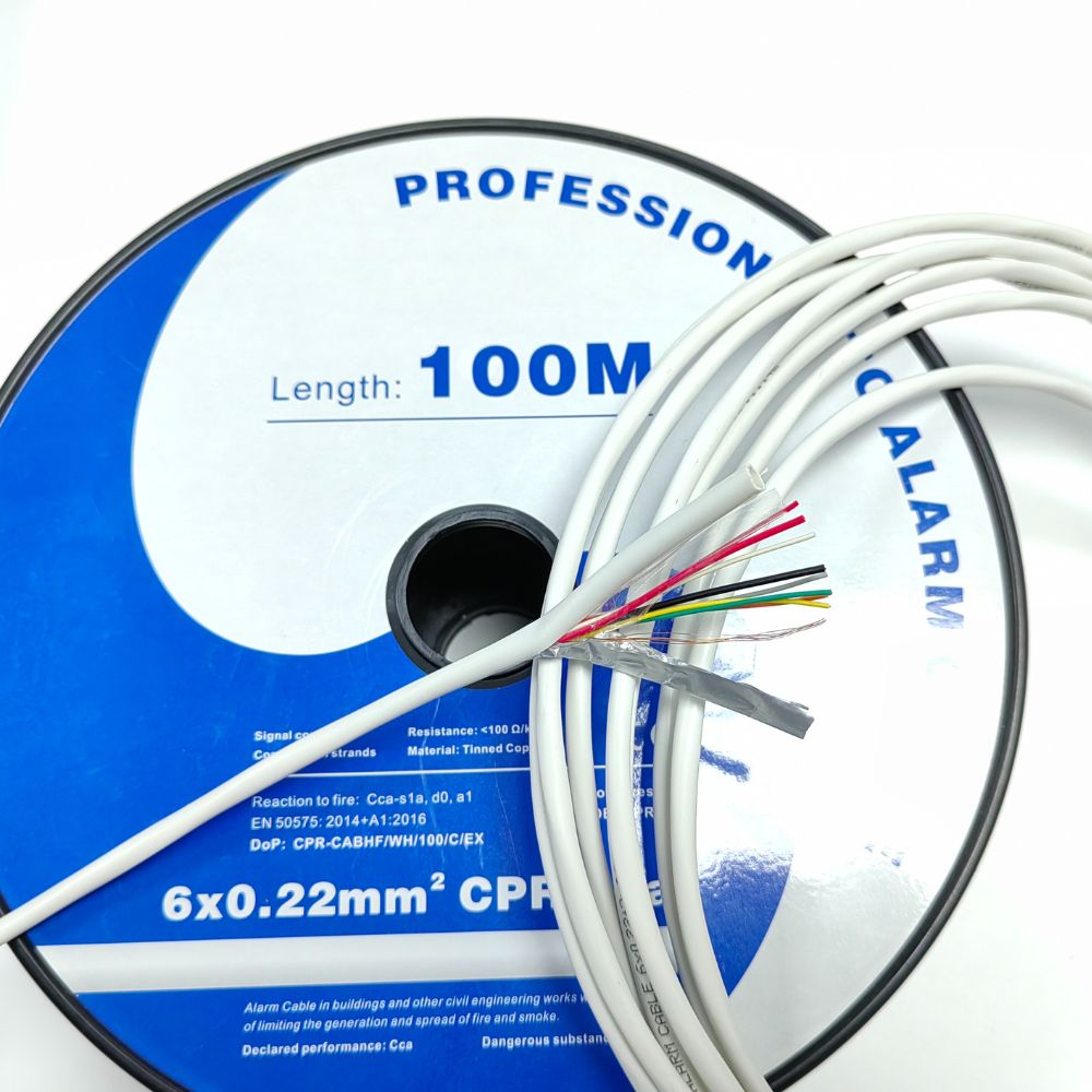 2/4/6/8/10/12/14/16/18/20 Core CPR Cca Eca Security Cable for European/UK Market