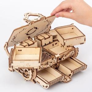 Quality Personality 3.94in Mechanical Wooden Puzzles Wooden Mechanical 3d Puzzles wholesale