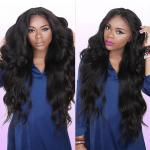 Black Real Brazilian Hair Weave Lustrous Large Quantity Full Cuticle Aligned