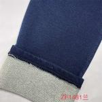 4oz Cotton Stretch Soft Dark Blue Heavy Denim Fabric For Winter