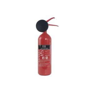 Quality 2kg Carbon Steel CO2 Fire Extinguisher Brass Valve And 140mm Outer Diameter wholesale