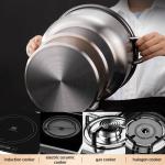 Hot Sale 8 Piece Royal Kitchen Cookware Soup Pot Set Stainless Steel Pot Cooking