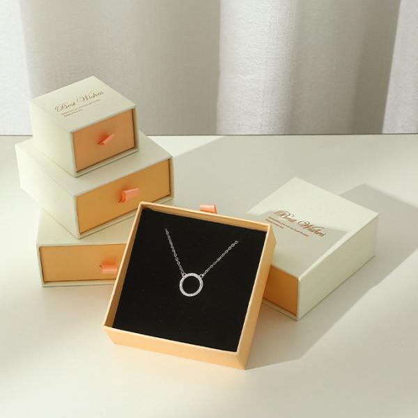 Customized Cosmetic Set Rigid Pull-Out Sliding Drawer Jewelry Gift Packaging