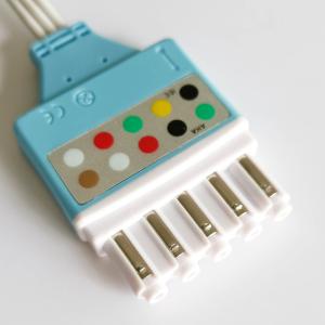 Quality Compatible HP Disposable 5 leads ECG Lead Wire DG Type Clip AHA wholesale