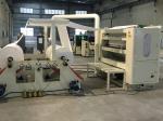 Touch Screen Facial Hand Towel Machine , Connect Log Saw And Single Packing
