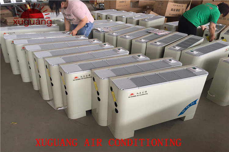 18.9KW International Environmental Floor Standing Fan Coil Unit Low Static 12Pa