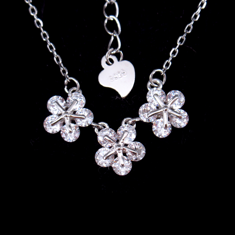 Cubic Zircon New Jewellery Design Shining Jewelry Notes Shape Evening Necklace