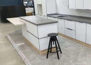 Quality Light Grey Quartz Floor Tiles Countertop Kitchen Top Full Polished Surfaces Finished wholesale