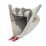 Construction Excavator V Ditch Bucket 0.1cbm For KOBELCO HITACHI