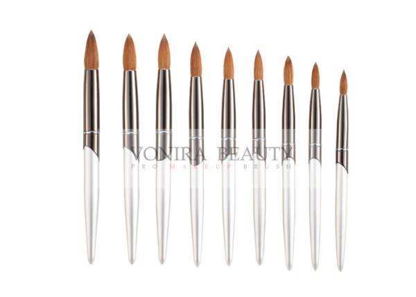 Nature Kolinsky kolinsky sable brushes 3D Nail Art Round Tapered Painting Brush