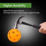 Indoor Pickleball Balls USAPA Paddle Ball 26 Holes Pickleball Sport Training