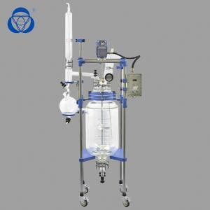 Quality Intelligent Jacketed Glass Reactor Vessel Continuous Flow Abrasion Resistant wholesale