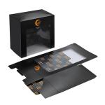 Varnishing Square Gift Packaging Boxes Folding Paper Baseball Cap Packaging Box