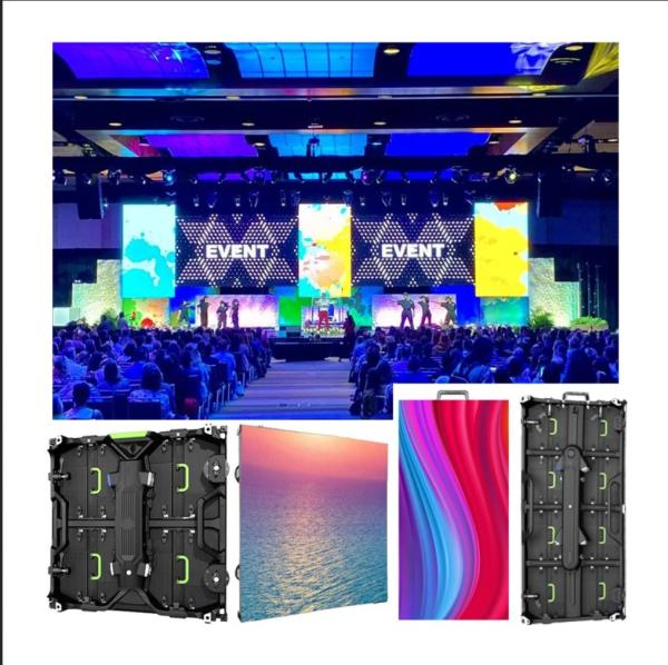 100000 Hours Lifespan Die Cast Aluminum Rental Led Display Cabinets for Concert