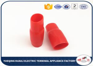 Quality Plastic Terminal Vinyl Wire End Caps , Vinyl Hats Electric Cable Terminal Cover V14 wholesale