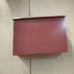 Wall Mounted Apartment Mailbox Rainproof Galvanized Steel and Red Flag